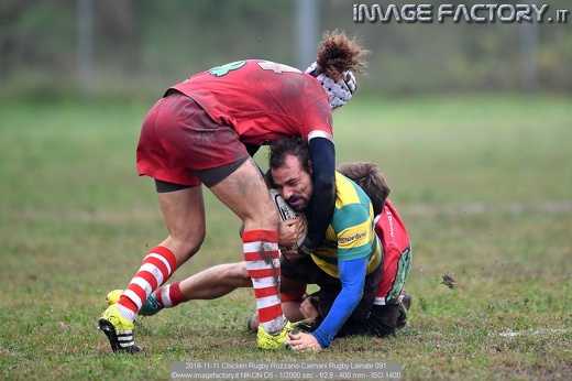 2018-11-11 Chicken Rugby Rozzano-Caimani Rugby Lainate 091